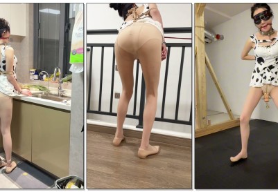【眼眸出品】第九十四部 《全网独创半蹲惩罚器之女仆家政惩罚》（上集）