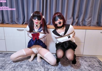 【绳缚日本】「双人JK剧情」「街头绑架后的DID窒息！」双人啵啵贝❕强高、痛感、窒息挑战❕日式紧缚➕秒潮神器➕驷马➕口球➕电击➕暴力tk，sp➕无限制强高，超高质量撸点满满！！