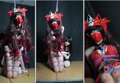 【夜之城工作室】花火coser漫展归来被尾随入室绑架调教
