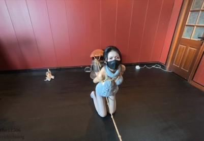 【意之窗工作室】《汤圆》灰丝+骑马机+走绳+倒吊转圈+tk