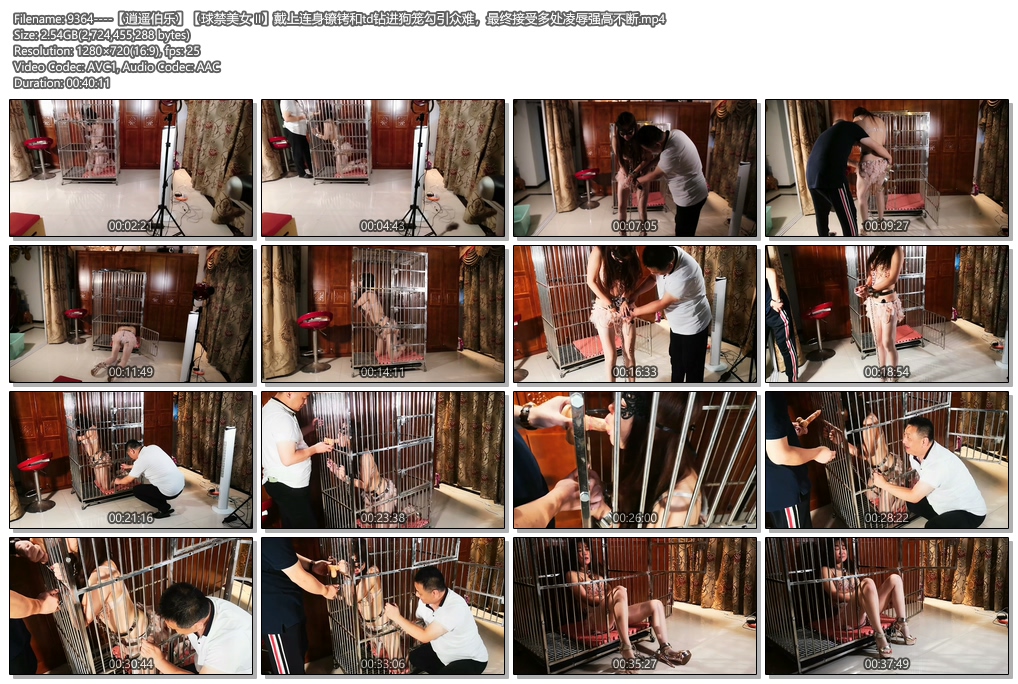 9364----【逍遥伯乐】【球禁美女 II】戴上连身镣铐和td钻进狗笼勾引众难，最终接受.jpg