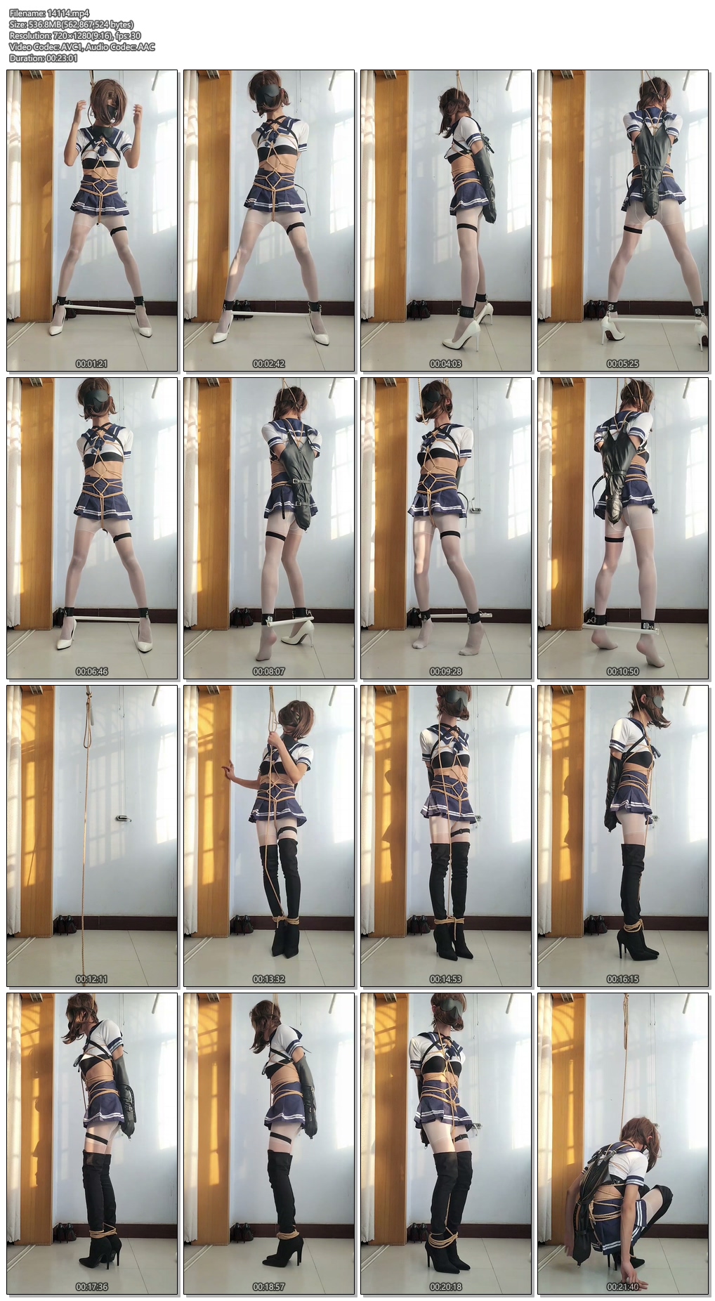 14114----【玩家自缚】白丝水手服，强制分腿，强制踮脚，过膝长靴.jpg