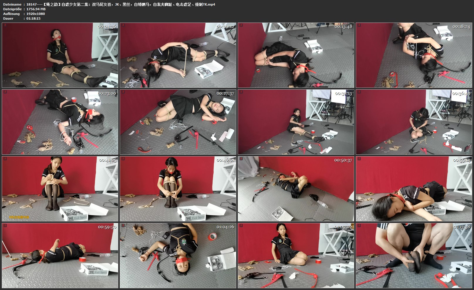 18147----【绳之韵】自虐少女第二集：双马尾女孩，JK、黑丝，自缚驷马，自我夹脚趾、.jpg