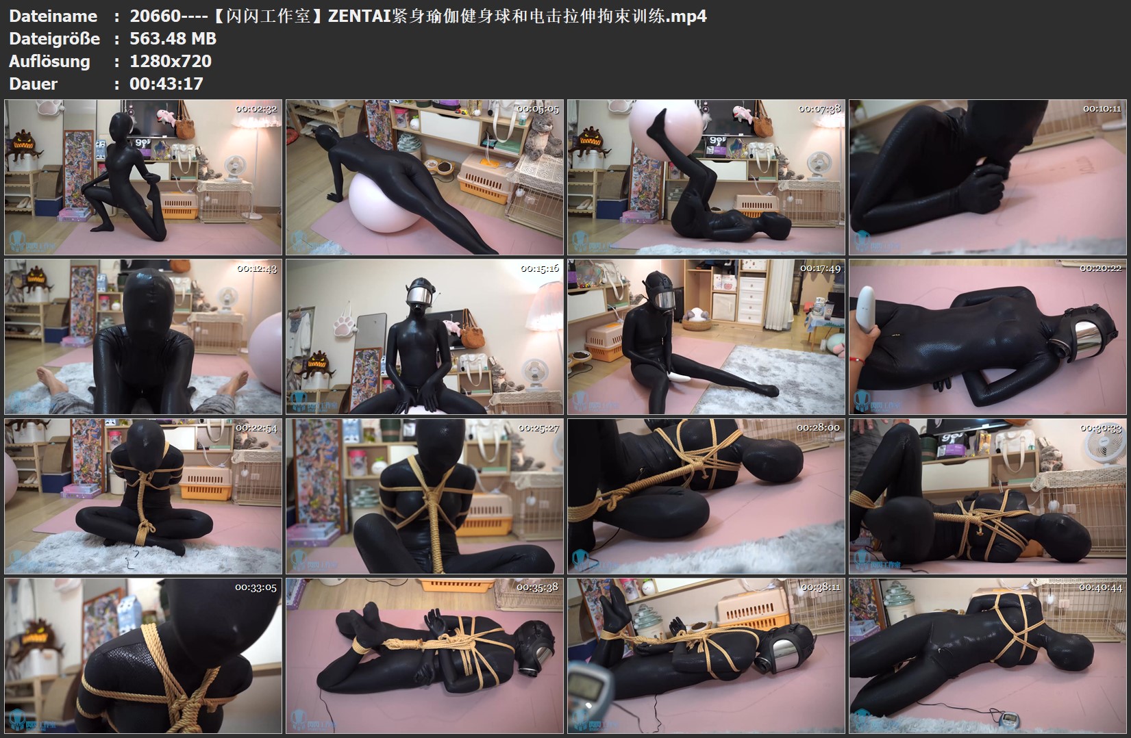 20660----【闪闪工作室】ZENTAI紧身瑜伽健身球和电击拉伸拘束训练.jpg