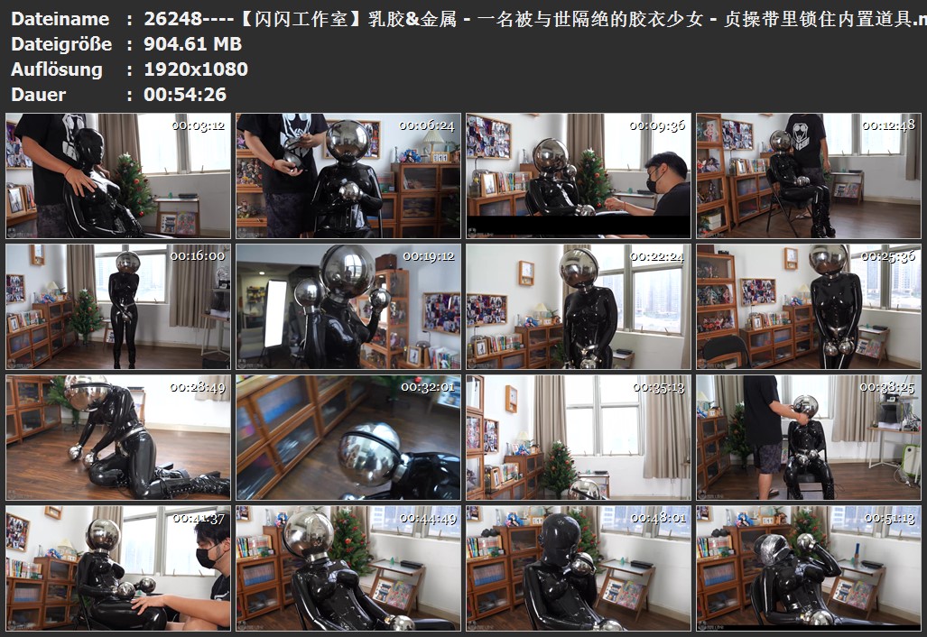 26248----【闪闪工作室】乳胶&金属 - 一名被与世隔绝的胶衣少女 - 贞操带里锁住内置道具.jpg