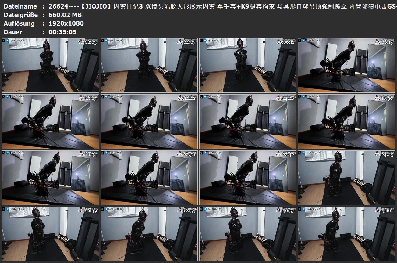 26624----【JIOJIO】囚禁日记3 双镜头乳胶人形展示囚禁 单手套 K9腿套拘束 马具形口球.jpg