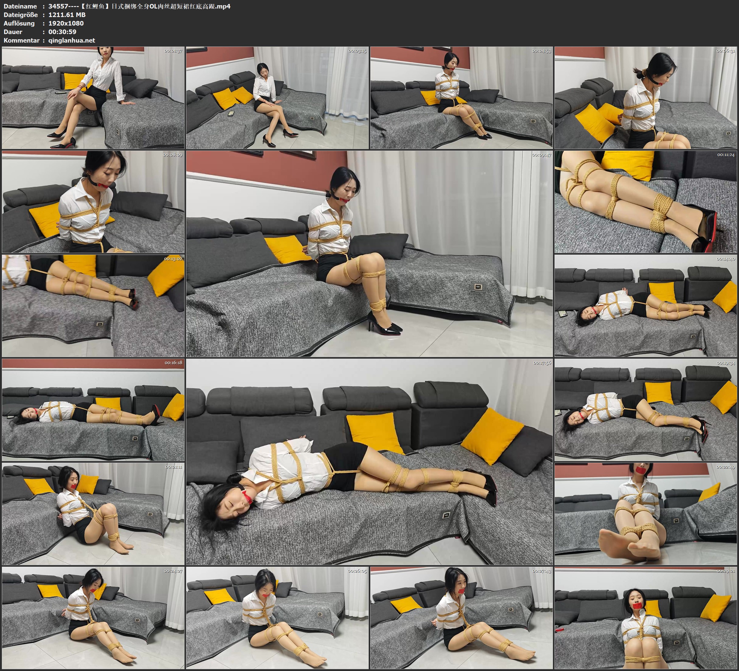 34557----【红鲤鱼】日式捆绑全身OL肉丝超短裙红底高跟.jpg