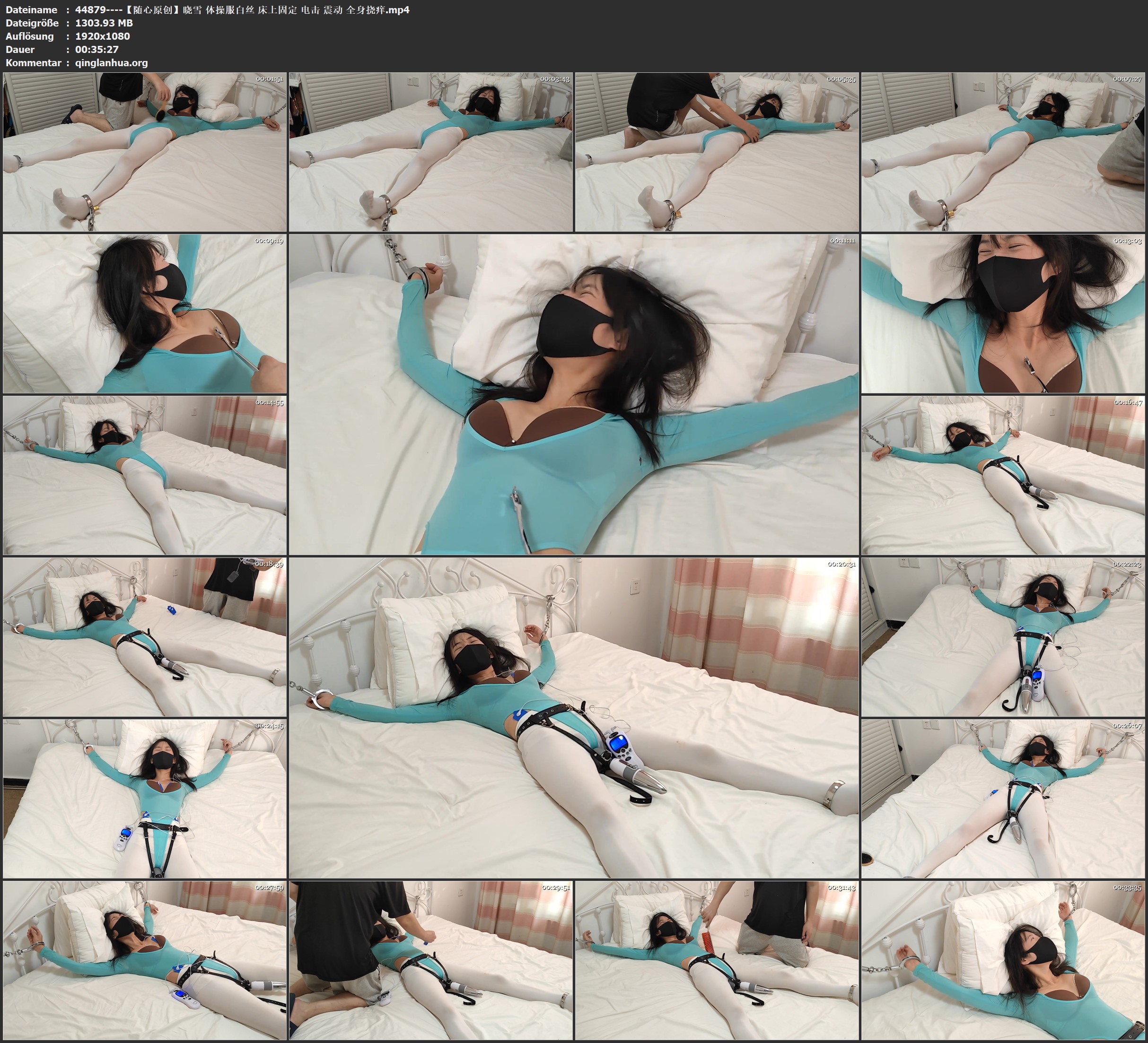 44879----【随心原创】晓雪 体操服白丝 床上固定 电击 震动 全身挠痒.jpg