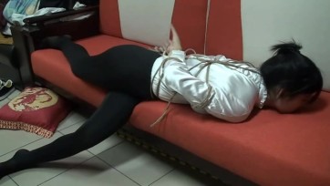 【逍遥】学生妹细绳超紧捆绑口环驷马1