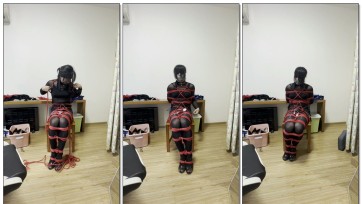 【芥末】自缚在椅子上挣扎的芥末