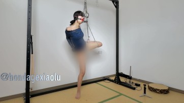 【小鹿工作室】单腿吊佩戴插件口舌侍奉