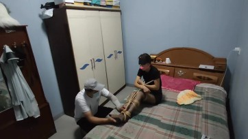 【理想与现实】老婆的爱好 给她绑了个直臂