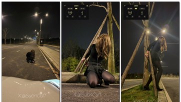 【Sub咔咔】户外背铐在树上郊狼180SubM