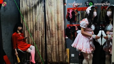 【魔束工作室】双伪娘五一受虐记（上），双人连缚、女仆捆绑打扫卫生