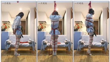 【一只萌熊】马具口球勒脖垫脚电击塞震动罚站