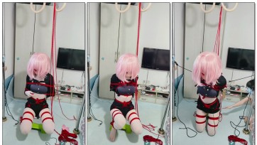 【林叹昕】天天的自缚跪姿吊缚（强制挠痒（强高（有娇喘）