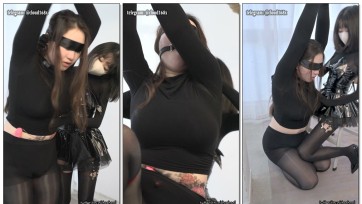 【惩戒学园】惩戒富婆 女虐女 连体丝袜 蒙眼口球 舌头玩弄 震动攻击 丝袜舔脚 女女互舔