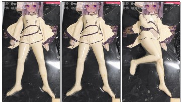 【哈曼哈w】身穿七层胶衣的艾米莉亚+后入1米长的g塞进入透明真空床