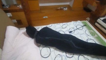 【我的媳妇】第十五弹、六层丝包、挣扎、爬行、湿身挣扎