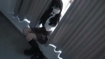 【豆子原创】油亮丝袜JK妹妹居家自玩丝袜全包，谁料劫匪入室胶带捆绑，手铐高手束缚