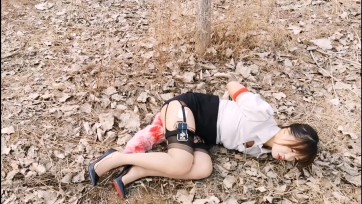 【HD飞天原创】悦儿在室内全lu龟甲缚绑好