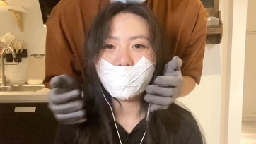 【默示录】【小G】清纯可爱的小M，内裤塞嘴，白色胶带、黑色胶带轮番封嘴，喘息声，让人流连忘返