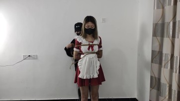 【御仙工作室】女仆团缚（SP 耳光 刺轮）