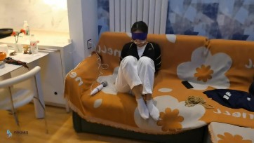 【JS】【淑敏】五花大绑/鞭打/玩足/口球堵嘴/棒棒刺激/反应强烈挣扎无用