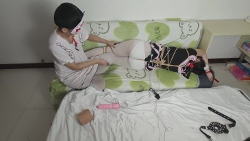 【津缚原创】【媳妇的调教日记-第四集】多重GC+TK+强制+固定+放置+紧缚+棒棒刺激+堵嘴