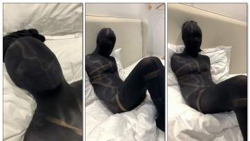 【红鲤鱼】油亮超紧身丝袜睡袋全包木乃伊全网最长最近912针睡袋