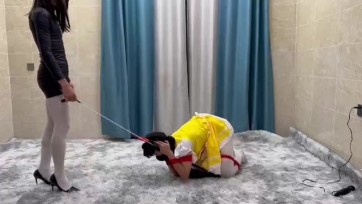 【梦梦梦瑶】K9，母狗爬行，震动帮强制高朝