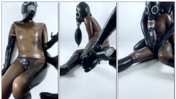 【出租屋游戏】小董乳胶化精疲力尽后的再一次玩弄 - 真空袋筋膜枪gc