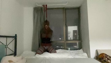 【CD伪娘小诡的自缚】自缚挑衅过往车辆