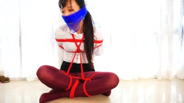 【猎美工作室】捕获蒙面女贼-美女蒙面捆绑调教