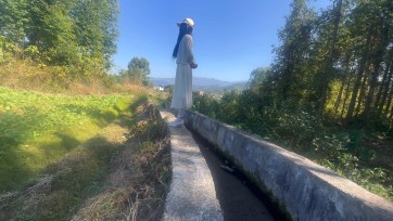 【安妮原创】户外网袜镣铐，立冬后的阳光太温暖了～