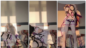 【哈曼哈w】kig艾米莉亚白丝捆绑郊狼贞cao带