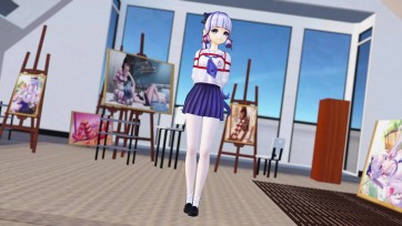【3D动画】【原神拘束】JK神里凌华在画室的捆绑