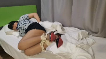 【缚文师原创】被尾随的空姐 油亮丝袜 TD ZD棒 假YJ齐上阵