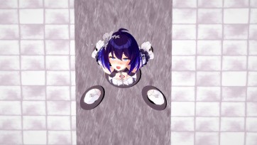 【3D动画】卡在墙里的希儿·芙乐艾 卡墙 墙壁固定