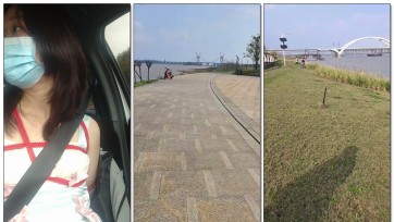 【⑨ωù零】本地赣江江边约拍，女生第一次户外捆绑有点紧张