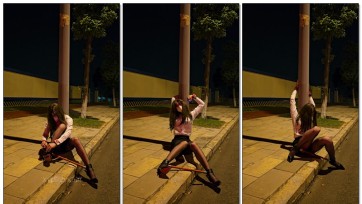 【Sub咔咔】分腿器户外自缚遇到巡逻车SubM