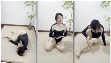 【麦子呀】瑜伽遇见奇葩哥哥，做游戏错了就惩罚