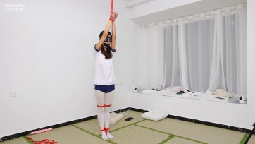 【心悦艺束】白丝小萝莉震动强制前手吊