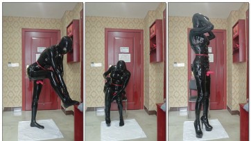 【kigurumi】全包乳胶衣，双层头套