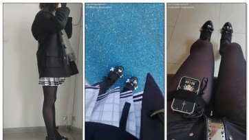 【哈曼哈w】圆香jk女装伪装拘束贞操带内置g塞外出