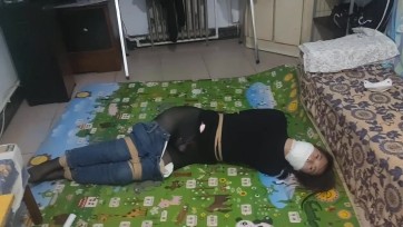 【夜色撩人】少妇的秘密（模拟绑架）长时间放置挣扎。强制GC