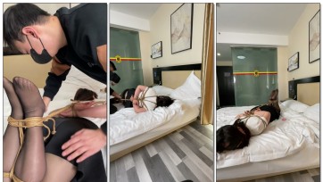 【醉花绳艺工作室】少妇王姐初次捆绑放置体验