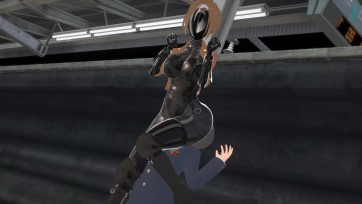 【3D动画】前凸后翘仿 生人坐脸 男学生 骑脸 全包拘 束衣 舔舐 女性主导