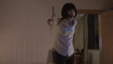 【逍遥】艺术学校女孩紧缚体验，模特前的兼职