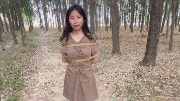 【王宁】捆绑口球 户外流口水